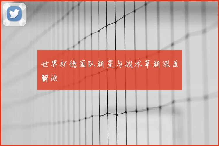 世界杯德国队新星与战术革新深度解读
